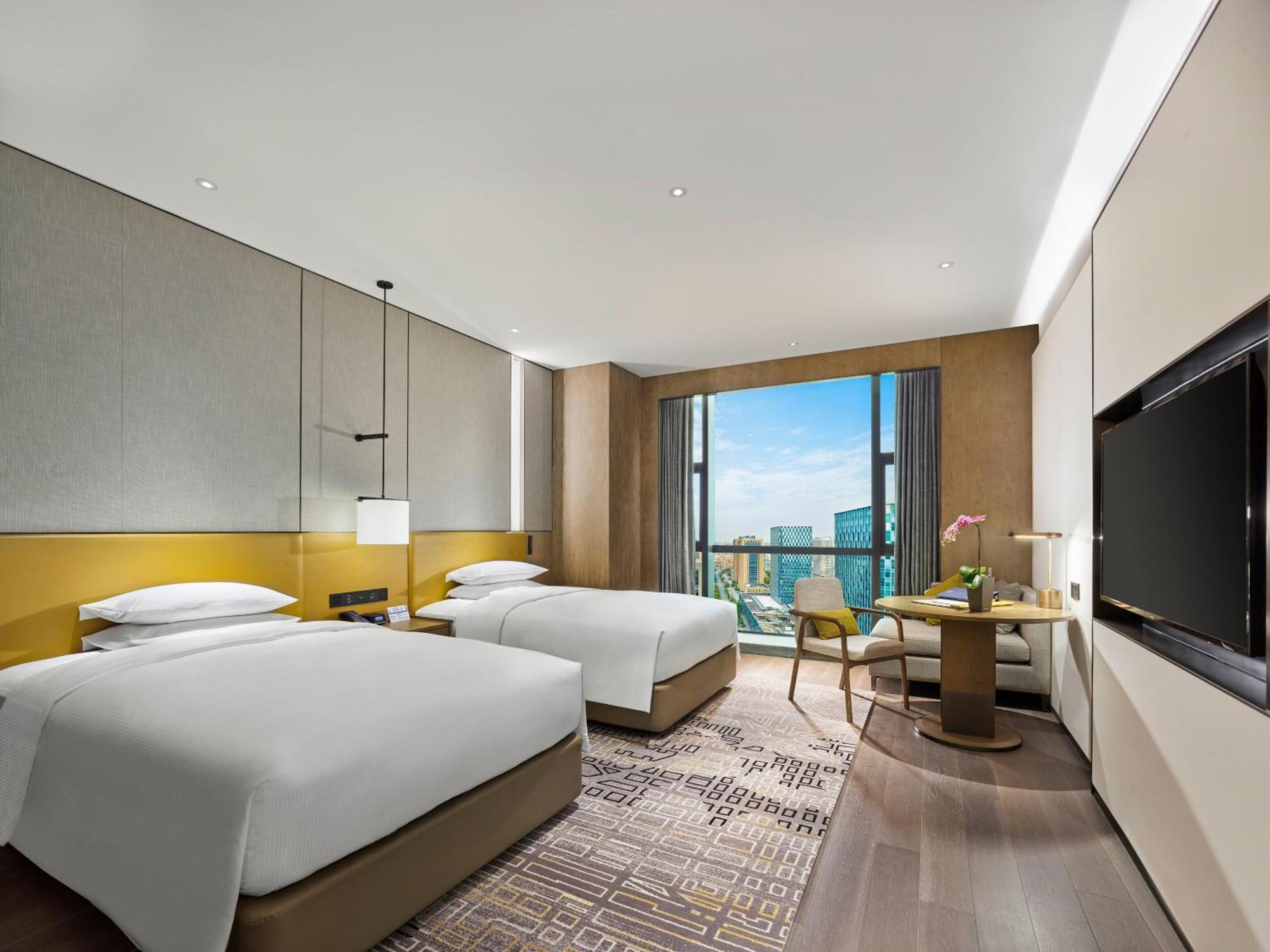Hilton Jiaxing Hotell Exteriör bild