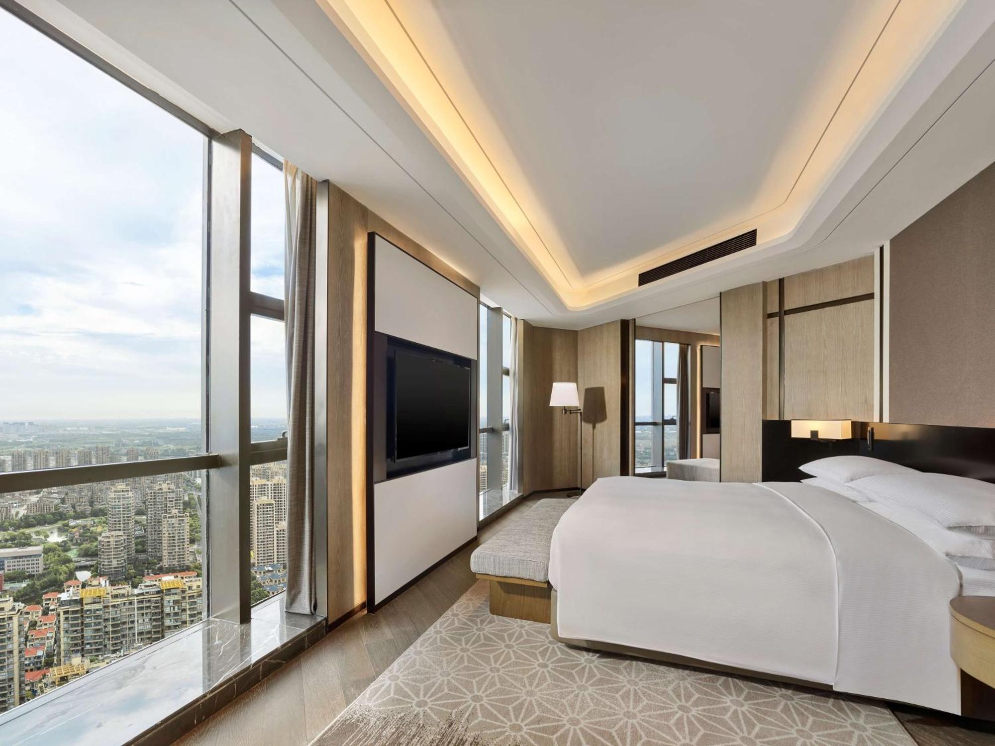 Hilton Jiaxing Hotell Exteriör bild